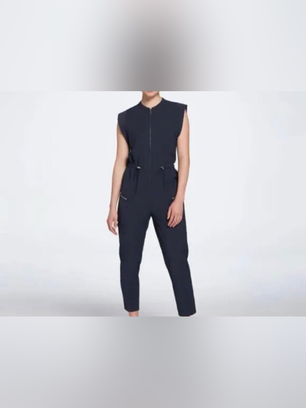 CALIA Carrie Underwood Navy Athleisure Jumpsuit Large Travel One Piece Size L